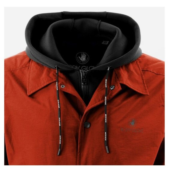 Body Glove Hooded Coach's Jacket Black NWT Medium - Picture 5 of 7